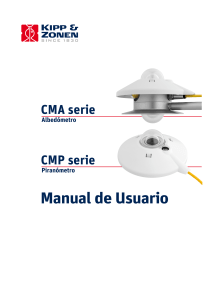 KippZonen Manual CMP CMA serie Piranometers Albedometers 1007 ES