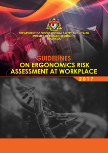 Guidelines On Ergonomics Rick Assessment At Workplace 2017 July Edited Rev.002