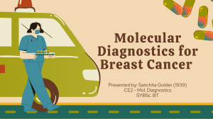 Molecular Diagnostics for Breast Cancer
