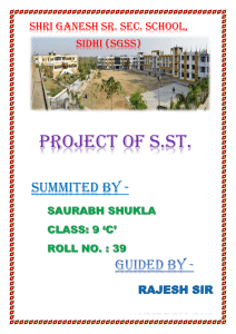 PROJECT OF S.ST.