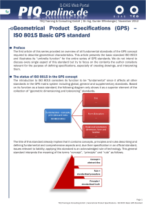 ISO 8015 Summary
