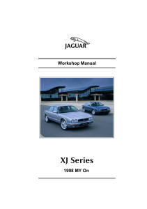 Jaguar XJ-X308 workshop service manual