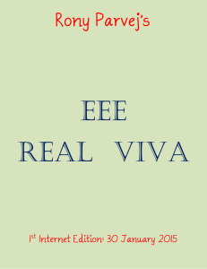 Rony Parve s EEE Real Viva -1st internet edition