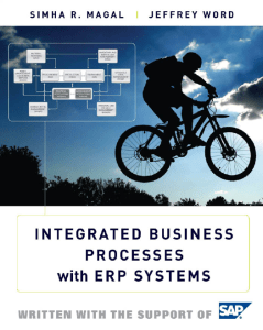 Integrated business processes with ERP system Symha 2012