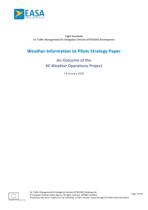 2018-01-19 EASA-Weather-Information-to-Pilot-Strategy-Paper