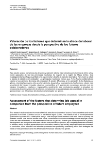 Atracción Laboral en Empresas: Perspectiva de Futuros Colaboradores