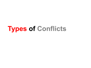 types-of-conflicts