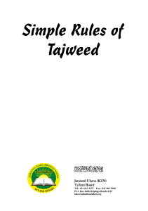 Tajweed-Simple-Rules-of-Tajweed