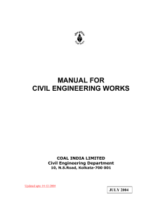 MANUAL FOR CIVIL ENGINEERINGWORKS-1-45