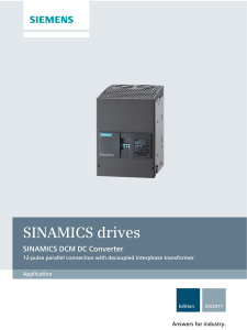 SINAMICS drives