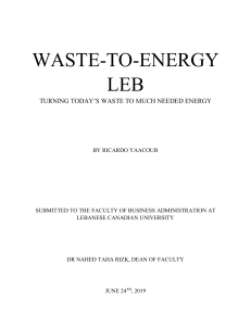 WASTE TO ENERGY pdf