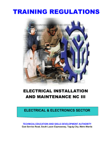 TR-Electrical Installation and Maintenance NC III
