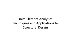 9-Finite Element analytical tecniques