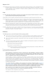 IAS 1: Presentation of Financial Statements - IFRS Standard