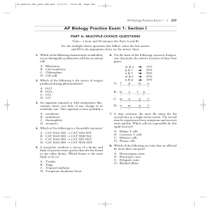 AP Practice Test 1