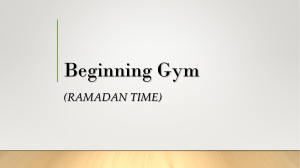 Beginning Gym