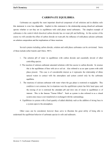 Carbonate Chemistry