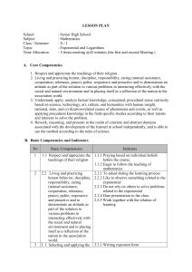 LESSON PLAN School Senior High School Su(1)