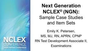 2 NGN Sample Case Study and Item Sets