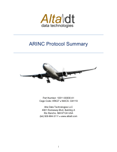 ARINC-Protocol-Summary