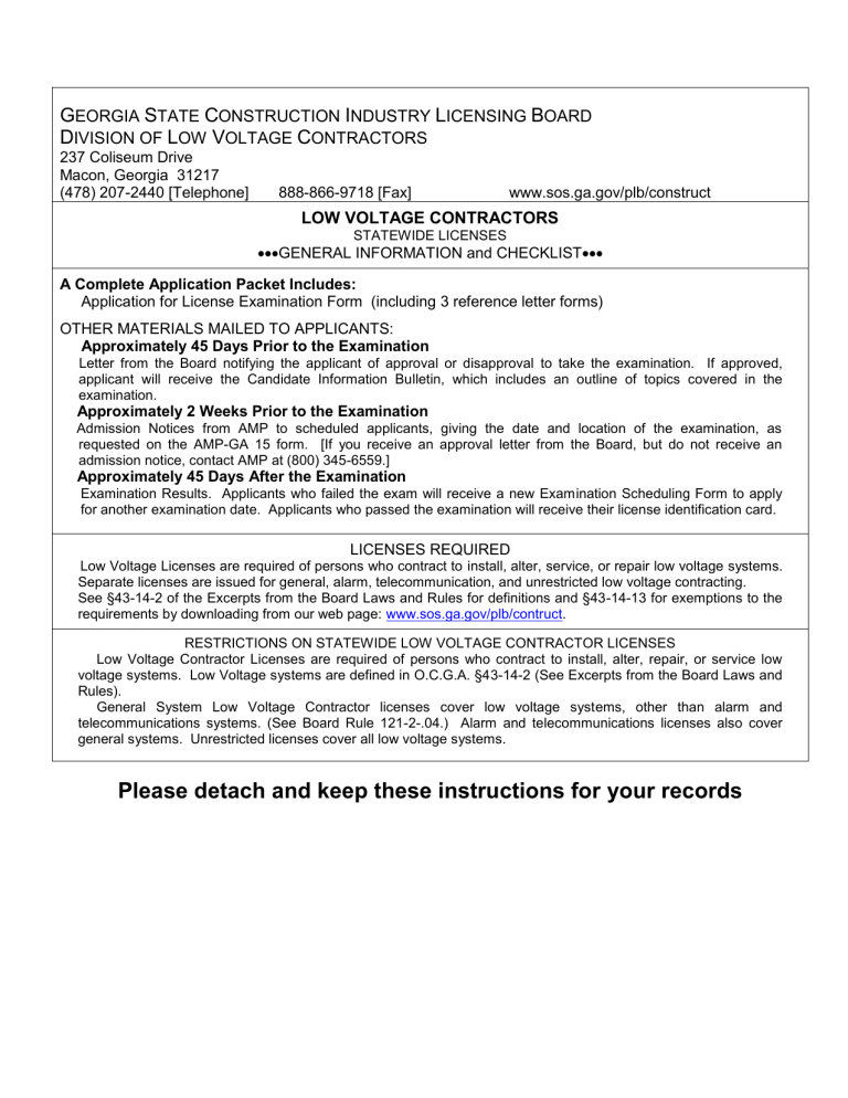 46 Low Voltage Application