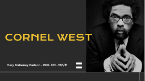 Dr. Cornel West biography and influence