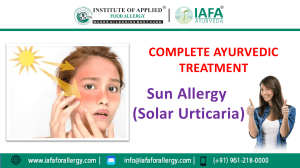 Ayurvedic Treatment For Sun Allergy (Solar Urticaria) with Ayurveda (2)