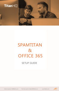 O365-SpamTitan-Setup-Guide
