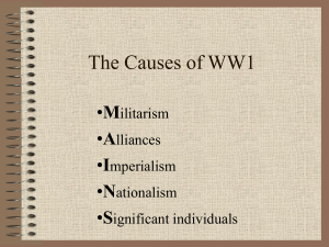 1 Causes of War