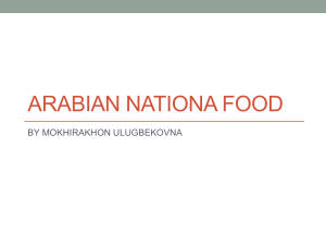 ARABIAN NATIONA FOOD