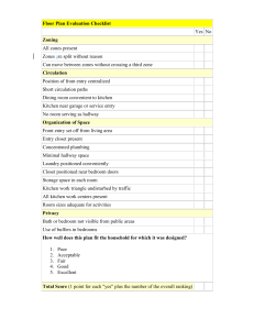 Floor Plan Evaluation Checklist