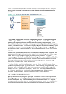 Sistem Manajemen Konten Perusahaan: Pengelolaan Pengetahuan