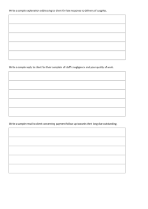 sample questionaire for interview