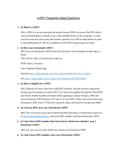 eEPIC-FAQs