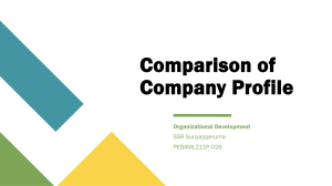 Company Profile Comparison: Odel, Uga, HDFC