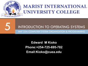 Chapter 5-Operating System