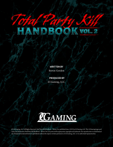 DRAFT - The Total Party Kill Handbook - Volume 2 - 06-06