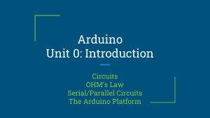 0  Introduciton - Intro Arduino