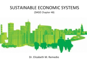 SUSTAINABLE ECONOMIC SYSTEMS