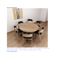 Dining Tables Adelaide