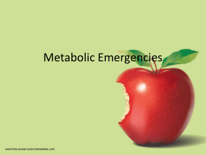Metabolic-Emergencies