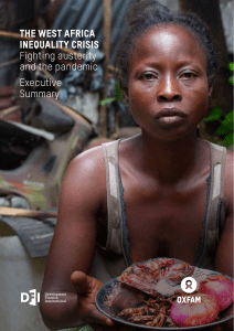 West Africa Inequality Crisis: Austerity & pandemic - Executive Summary - EN