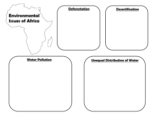 Africa- Environment Graphic Organizer