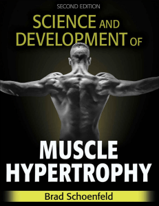 Brad Schoenfeld - Science and Development of Muscle Hypertrophy 2nd edition