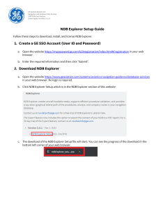 NDB-Explorer-Installation-Guide