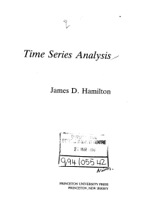 Time Series Analysis Hamilton