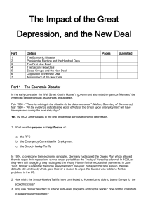 Great Depression & New Deal Source Booklet