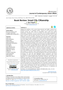 Book Review: Smart City Citizenship 