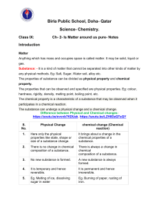 Class 9-Chem- Ch-2 notes