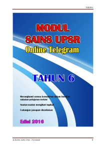 MODUL SAINS UPSR TAHUN 6 (1)